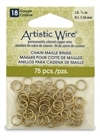 5.95Mm (Id), 8Mm (Od), (15/64") 18 Gauge Chain Maille Rings