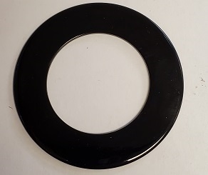 Acrylic Shape - Donut 3" With 2" Hole"