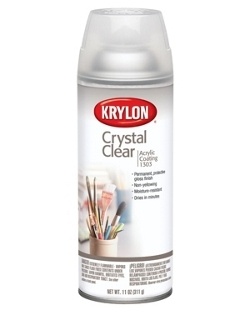 Krylon Crystal Clear Acrylic Coating 1303 Spray