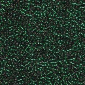 Dbm0148 Silver Lined Green Miyuki Delica Seed Beads - 10/0