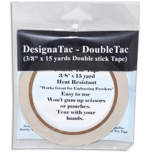 DesignaTac Double Stick Tape - 3/8" X 15 Yds