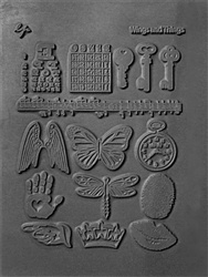 Lisa Pavelka Texture Stamp - Wings And Things