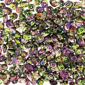 Superduo Crystal Magic Violet-Green