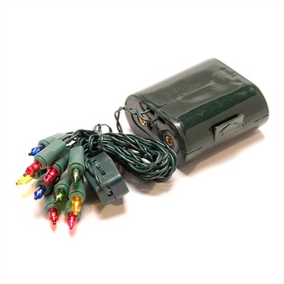Decolights™ Light Set With Battery Pack - 10 Multicolor Bulbs