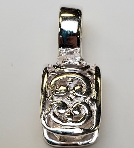 Sterling Silver Fancy Bail With Loop