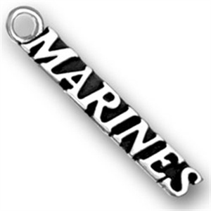 Sterling Silver Marines Charm