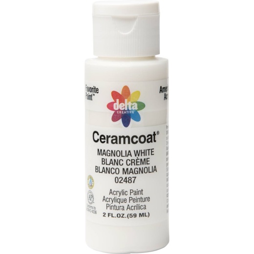 Ceramcoat Acrylic Paint, 8 oz, White