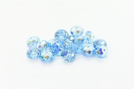 Swarovski 6Mm Briolette Bead (Gemstone) Aquamarine Ab