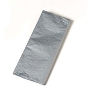 Metallic Silver Tissue Paper Sheets - 20 Pcs, 20" X 26"