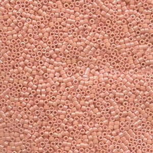 Db207 Opaque Peach Luster - Miyuki Delica Seed Beads - 11/0
