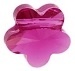 Swarovski 5Mm Flower Bead Fuchsia