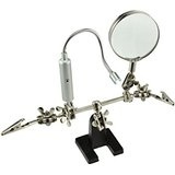Magna-Desk Helping Hand Magnifier With Led Light