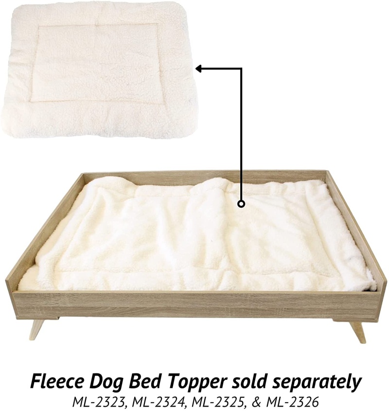 Midlee Raised Wooden Dog Bed Frame Small
