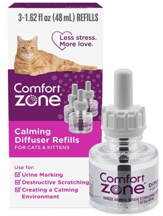Comfort Zone Calming Diffuser Refills For Cats And Kittens - 48 Ml