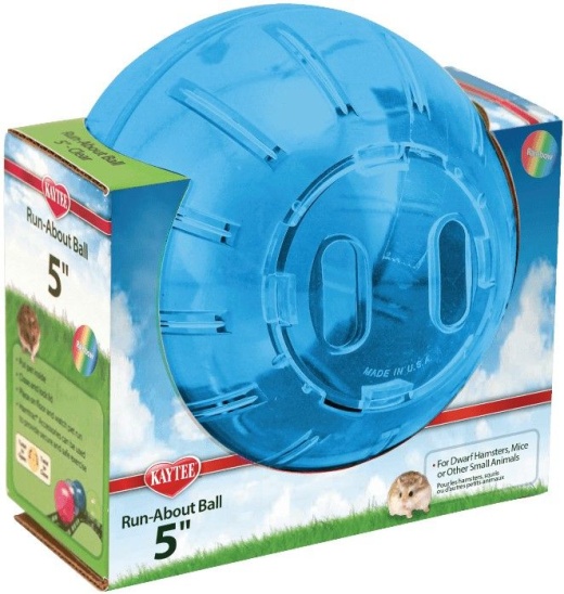 Kaytee Run-About Ball - Rainbow (Mini - 5" Diameter)