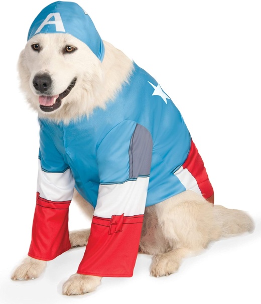 Marvel Universal Captain America Pet Costume Xxx-Large