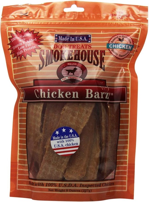 Smokehouse Chicken Barz Dog Treats - Ds