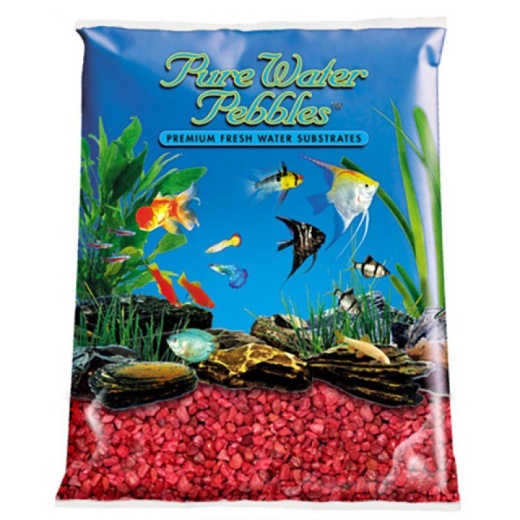 Pure Water Pebbles Aquarium Gravel - Currant Red - Ds