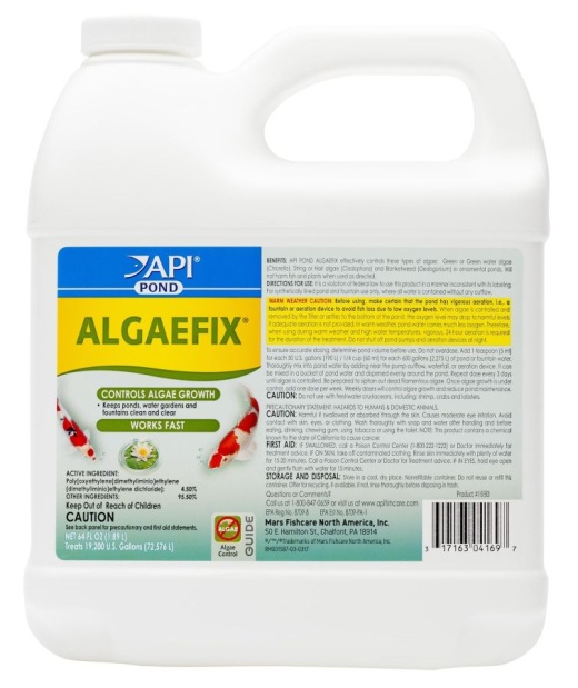 Pondcare Algaefix Algae Control For Ponds - 64 Oz - Effective Solution ...