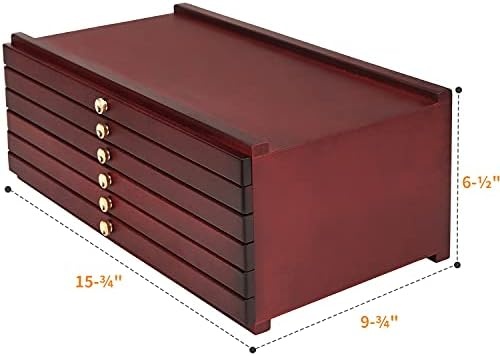 Wooden Drawer, Artist Storage Supply Box for Pastels, Pencils