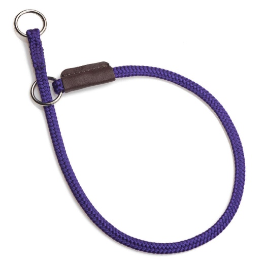 Mendota Show Slip Collar - Blue / 18 Inch