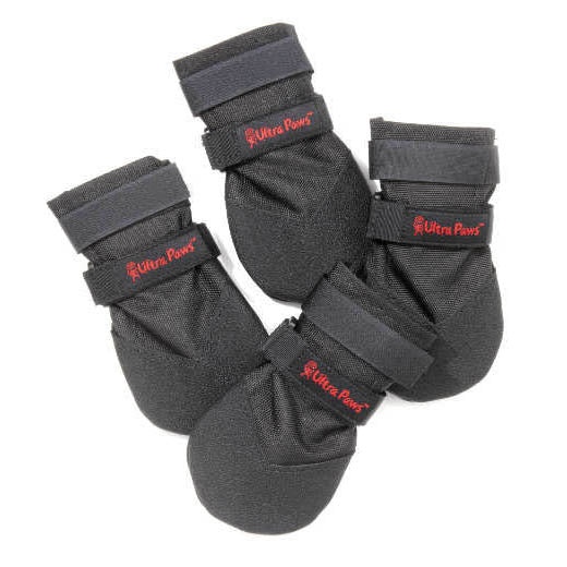 Closeout Ultra Paw Rugged Dog Boots - Black / Medium