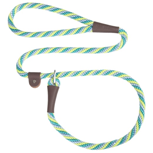 Mendota Slip Leash - Large 1/2 Inch - Tan / 4 Feet