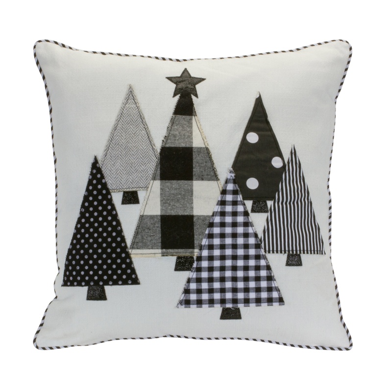 Tree Pillow 15”Sq Polyester