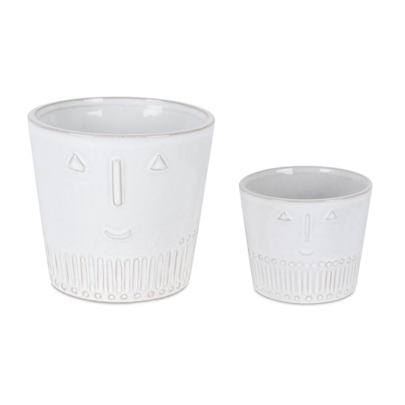 Pot Set of 2 Porcelain
