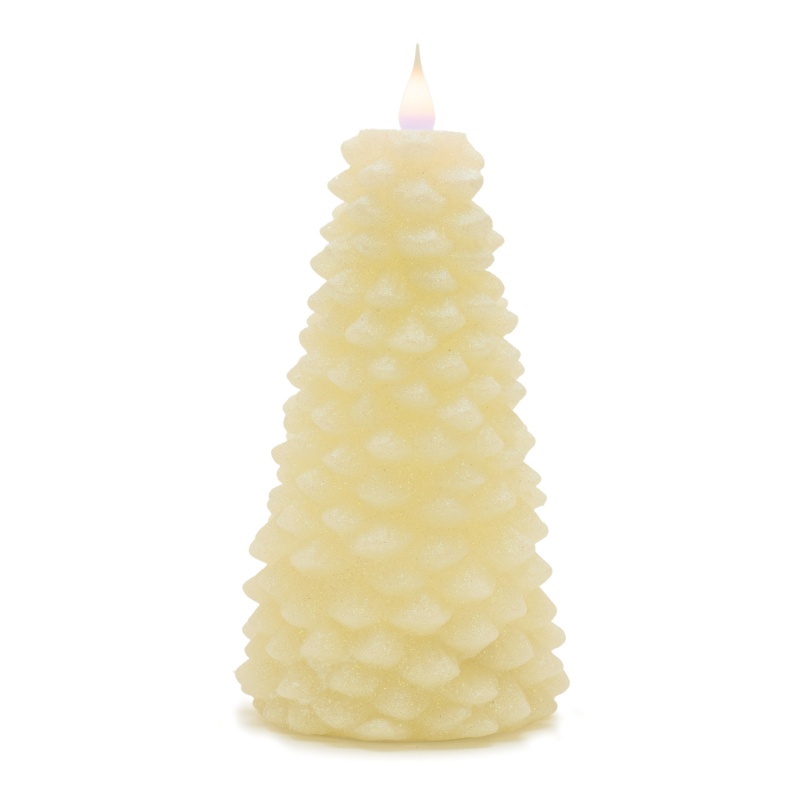 Tree Candle 8"H Wax