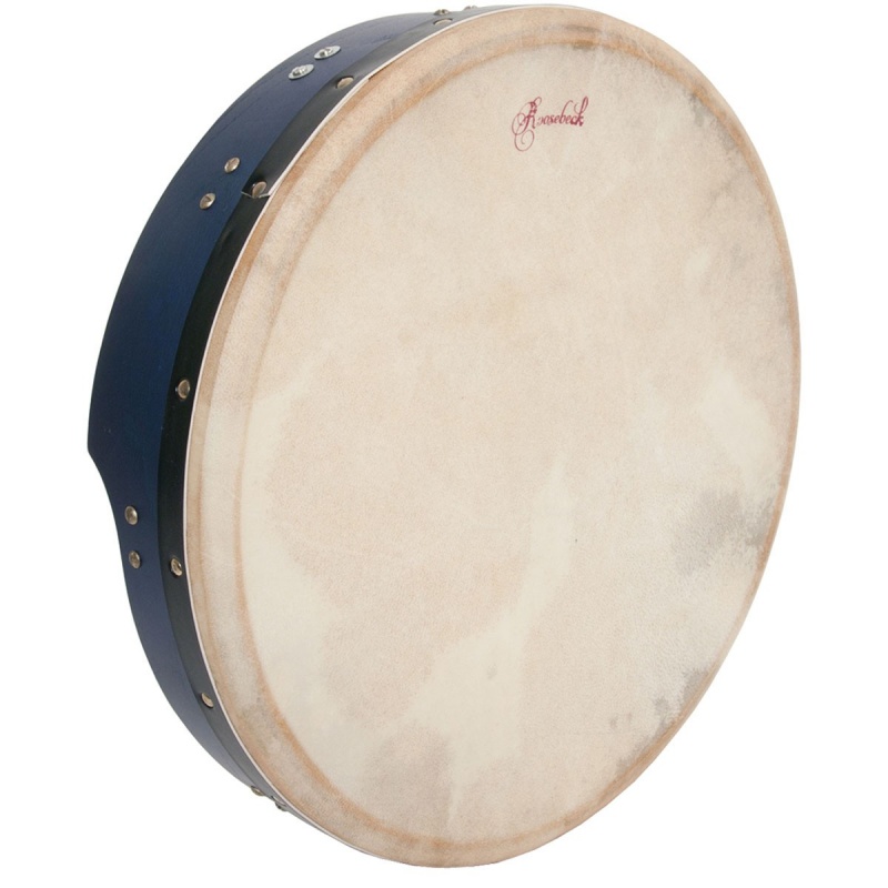Roosebeck Tunable Mulberry Bodhran T-Bar 16-By-3.5-Inch - Blue