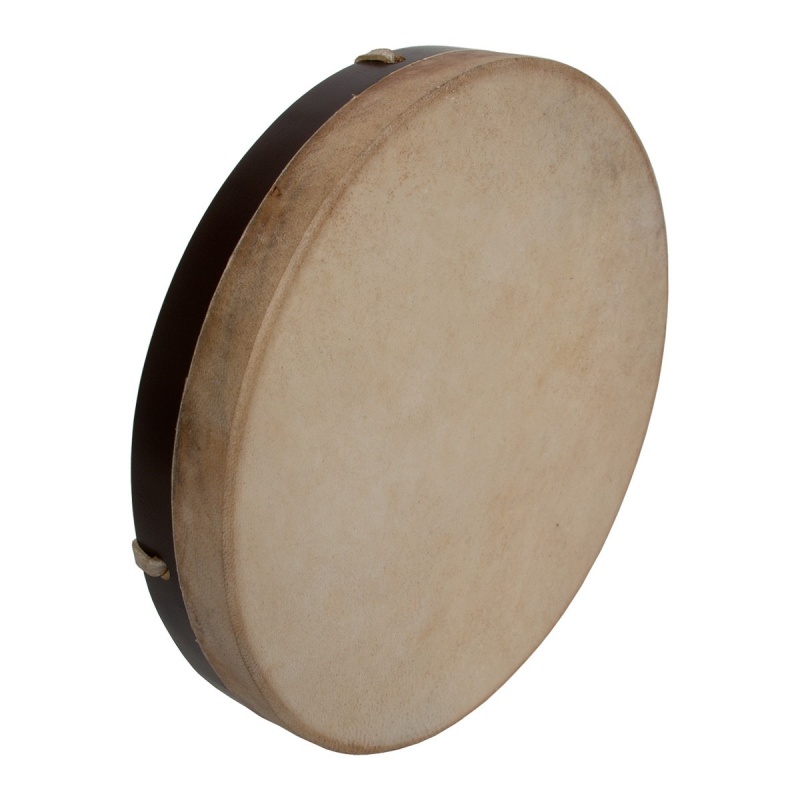 Dobani Pretuned Goatskin Head Wood Frame Drum W/ Beater 12"X2"