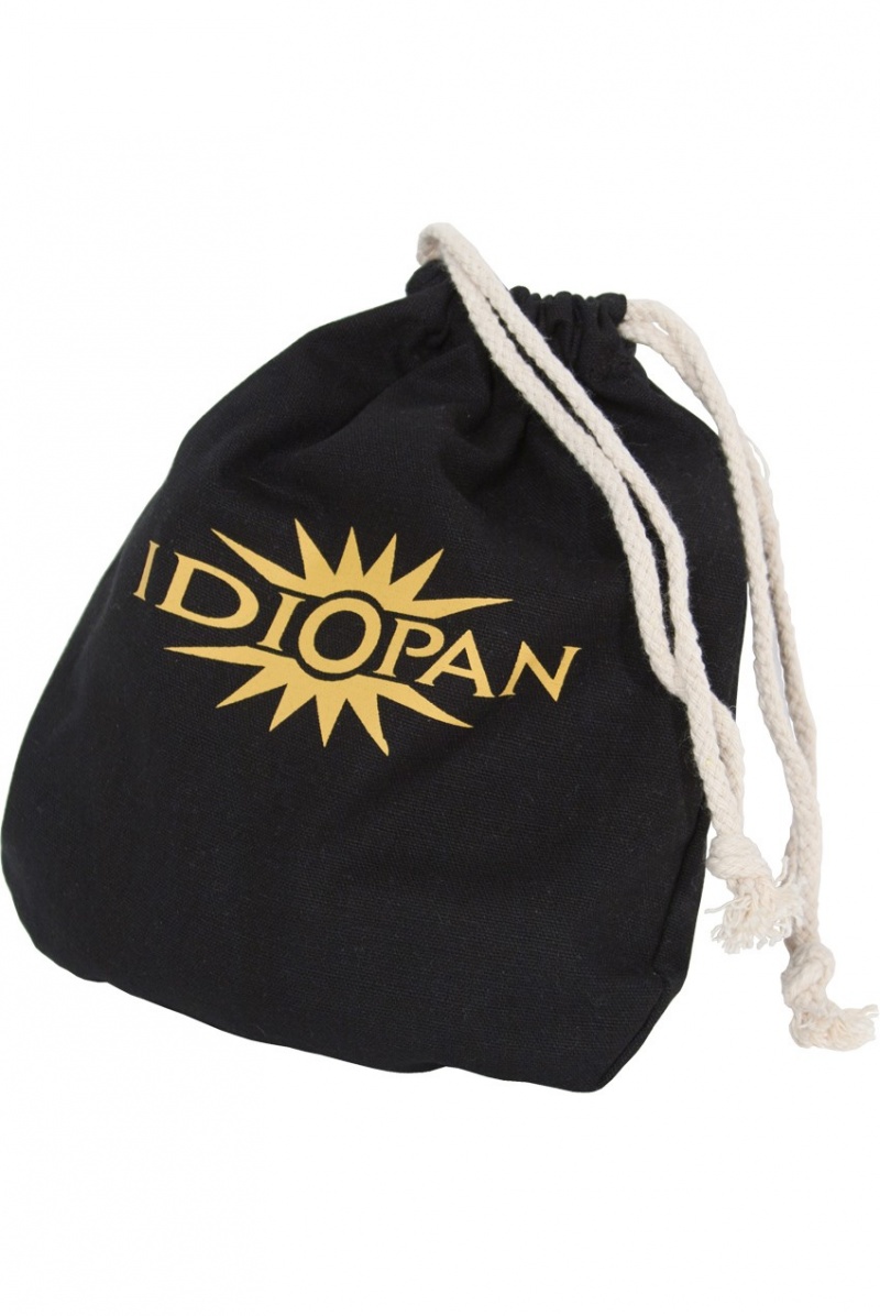 Idiopan 6-Inch Drawstring Bag - Black