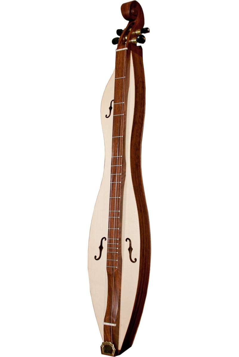 Roosebeck Mountain Dulcimer 4-String Cutaway Upper Bout F-Holes Scrolled Pegbox *Blemished