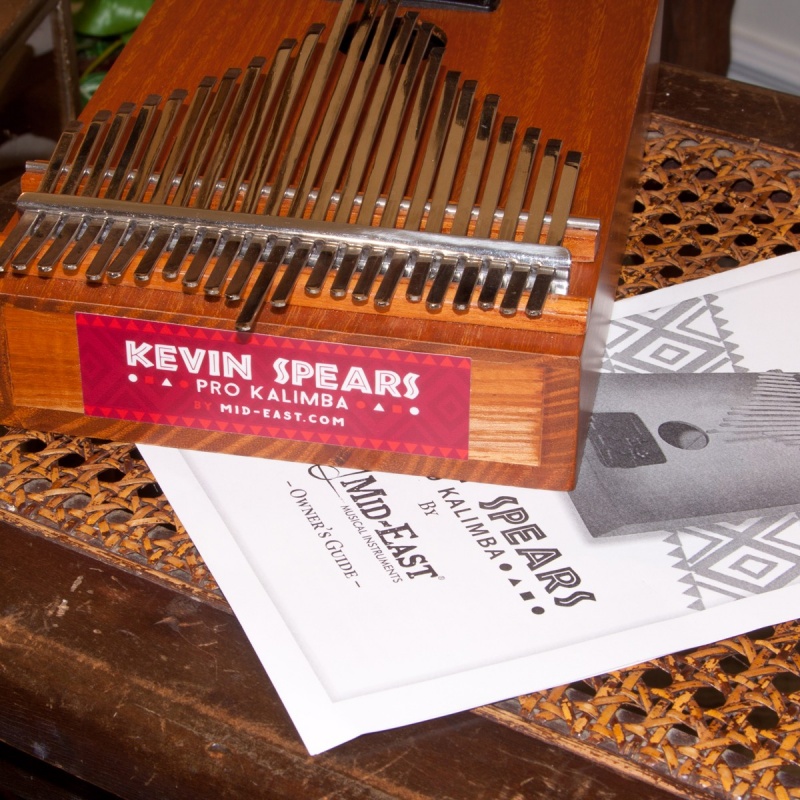 Kevin Spears Pro Kalimba 23-Key With Eq - Red Cedar - Natural Finish *Blemished