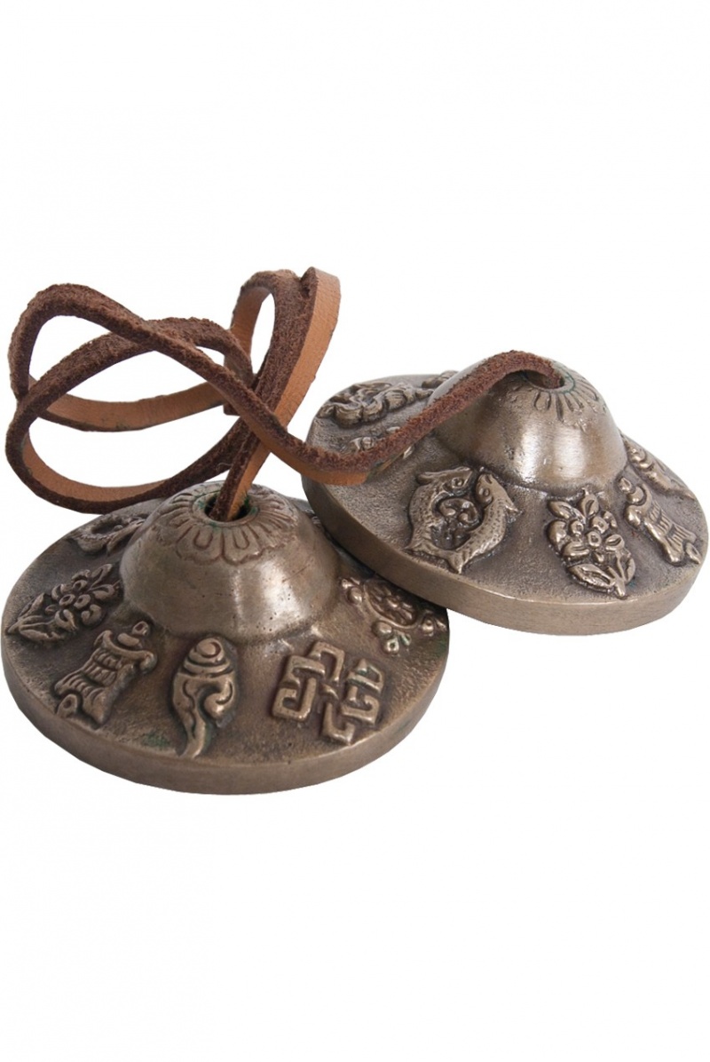 Dobani Timsha Bell 2.25-Inch - Symbols