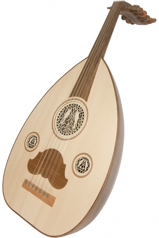Mid-East Arabic Oud with Gig Bag - Walnut