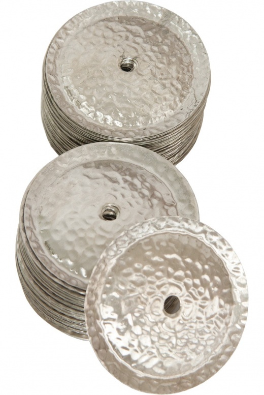Mid-East White Copper Jingles 100-Count - Tambourine Accessories