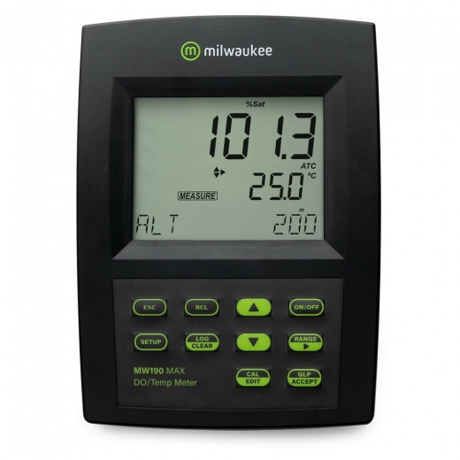 Milwaukee Mw190 Max Dissolved Oxygen Bench Meter with Automatic Calibration