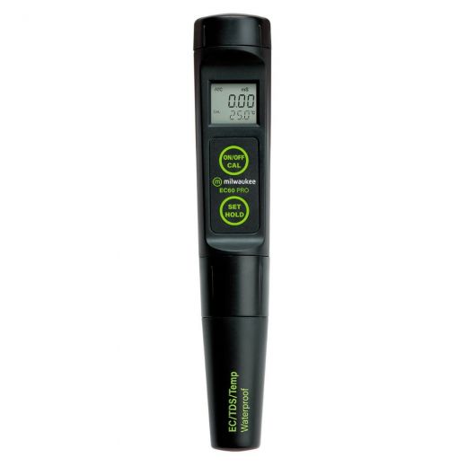 Milwaukee Pro Waterproof 3-in-1 EC/TDS/Temp Tester with Replaceable Probe