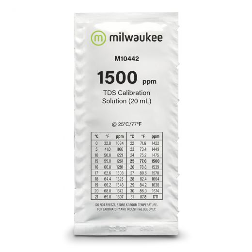 Milwaukee M10442 1500 Ppm Tds Solution Sachets (25)