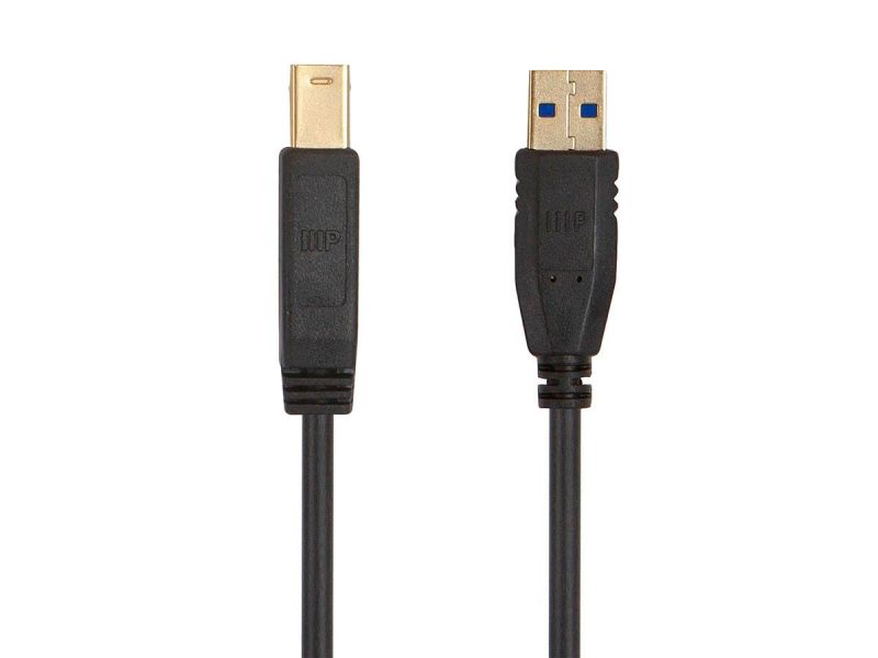 Monoprice Select Usb 3.0 Type-A To Type-B Cable, 3Ft, Black