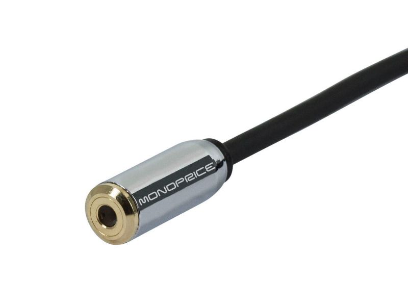 Monoprice Designed For Mobile 12Ft 3.5Mm Extension Cable