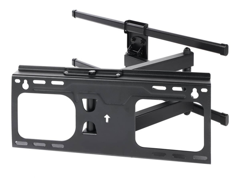 Monoprice Cornerstone Series Corner Friendly Full-Motion Articulating Tv Wall Mount Bracket For Tvs 37In To 70In, Max Weight 132 Lbs, Extension Range Of 2.7In To 24.2In, Vesa Patterns Up To 600X400
