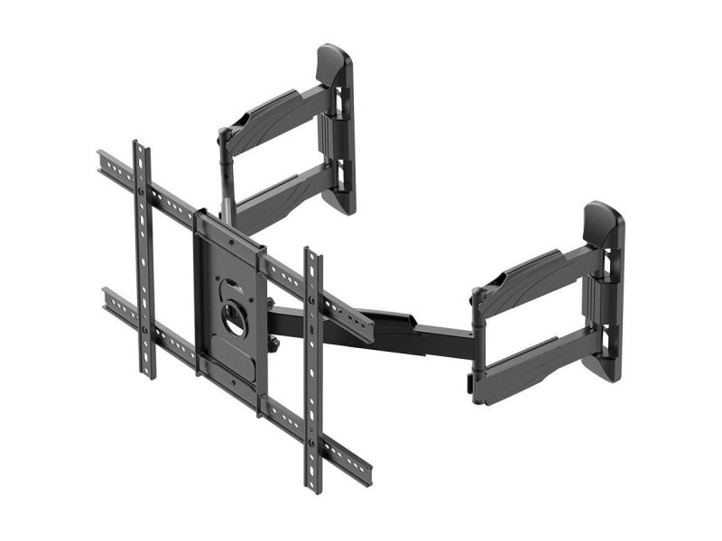 Monoprice Cornerstone Series Corner Friendly Full-Motion Articulating Tv Wall Mount Bracket For Led Tvs 37In To 70In, Max Weight 99 Lbs., Vesa Patterns Up To 600X400, Rotating