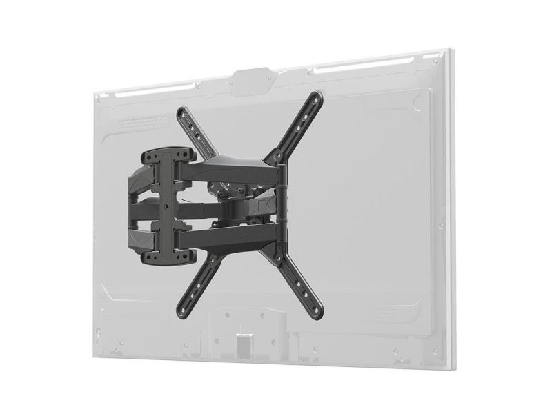 Monoprice Slimselect Series Low Profile Full-Motion Articulating Tv Wall Mount For Led Tvs 19In To 55In, Max Weight 100 Lbs, Extension Range From 1.2In To 17.8In, Vesa Patterns Up To 400X400
