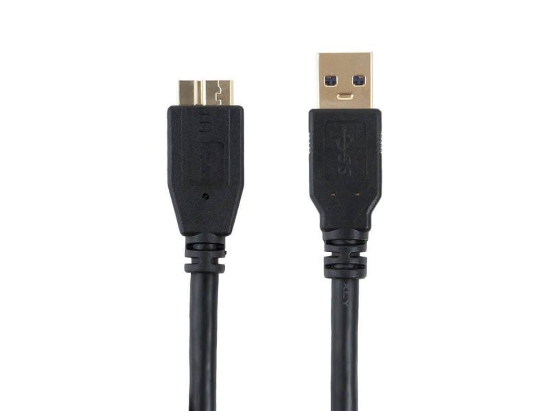 Monoprice Select Series Usb 3.0 Type-A To Micro Type-B Cable, Black, 1.5Ft