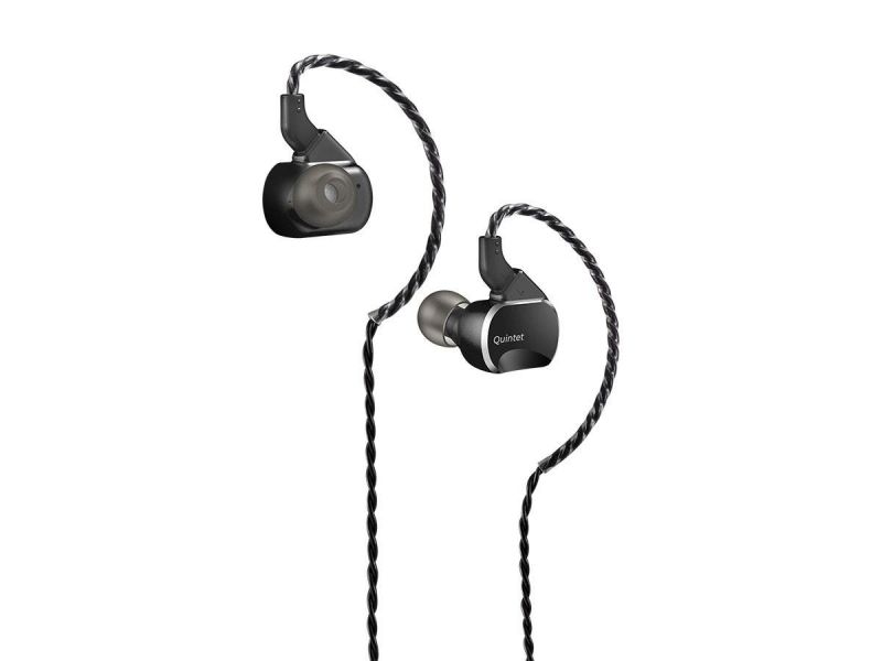 Monoprice Quintet Wired In Ear Monitor (3 Balanced Armatures + 2 Dynamic Drivers)