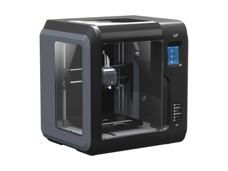 Monoprice Mp Voxel 3D Printer, Fully Enclosed, Easy Wi-Fi, Touchscreen, 8Gb On-Board Memory, 1-Year Steamtrax By Polar3d Premium Subscription Included