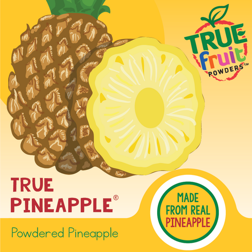 True Pineapple Powdered Flavoring - Made from Real Pineapple Puree
